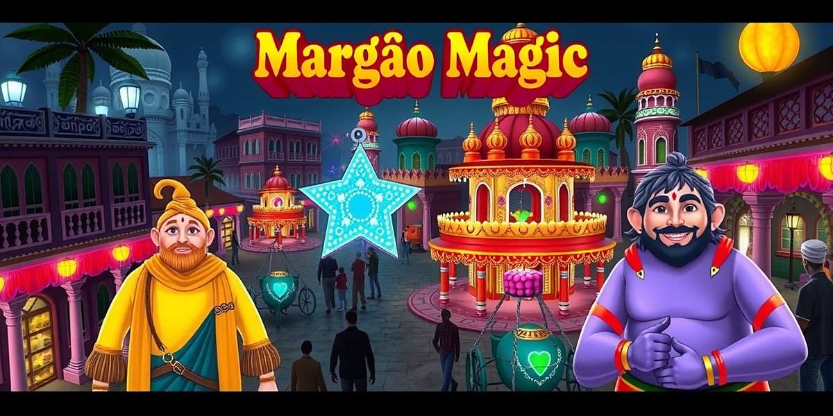 Margao Magic - Vibrant Indian City Gameplay Margao Magic Main Gameplay Screen showing colorful Indian city with festivals